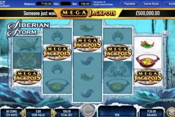 Megajackpots siberian storm Megajackpots siberian storm