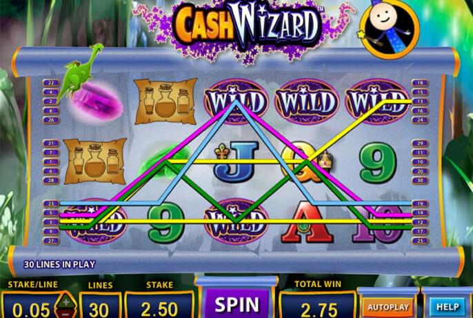 Cash Wizard, Online Slots