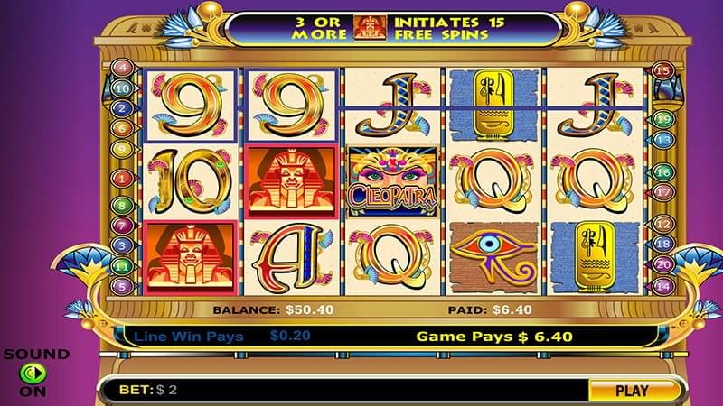 Cleopatra online casinos vegas slots free Bet live