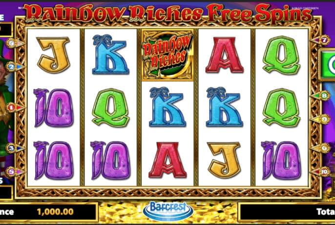 rainbow riches slots