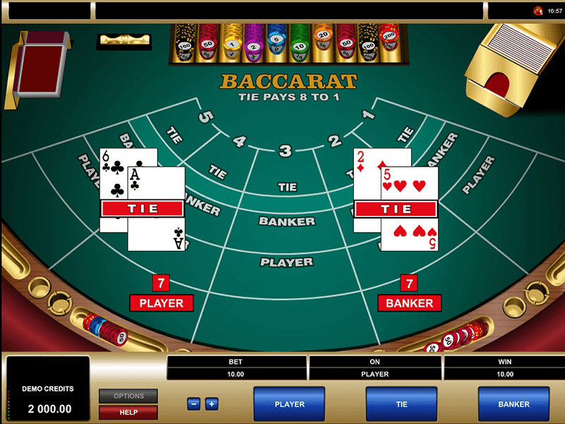 Casinocruise - Baccarat Table