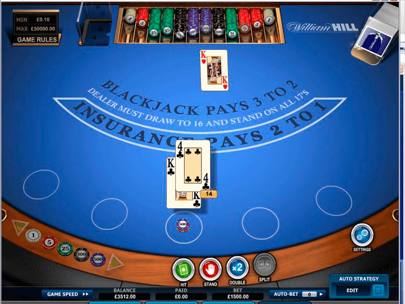 Williamhill - Blackjack Table View