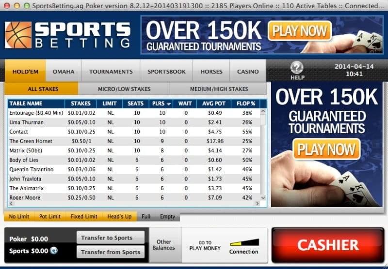 sports betting poker minimum deposit