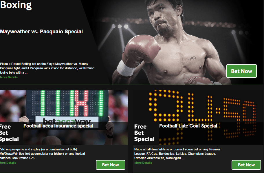 Betway Sports Home Page