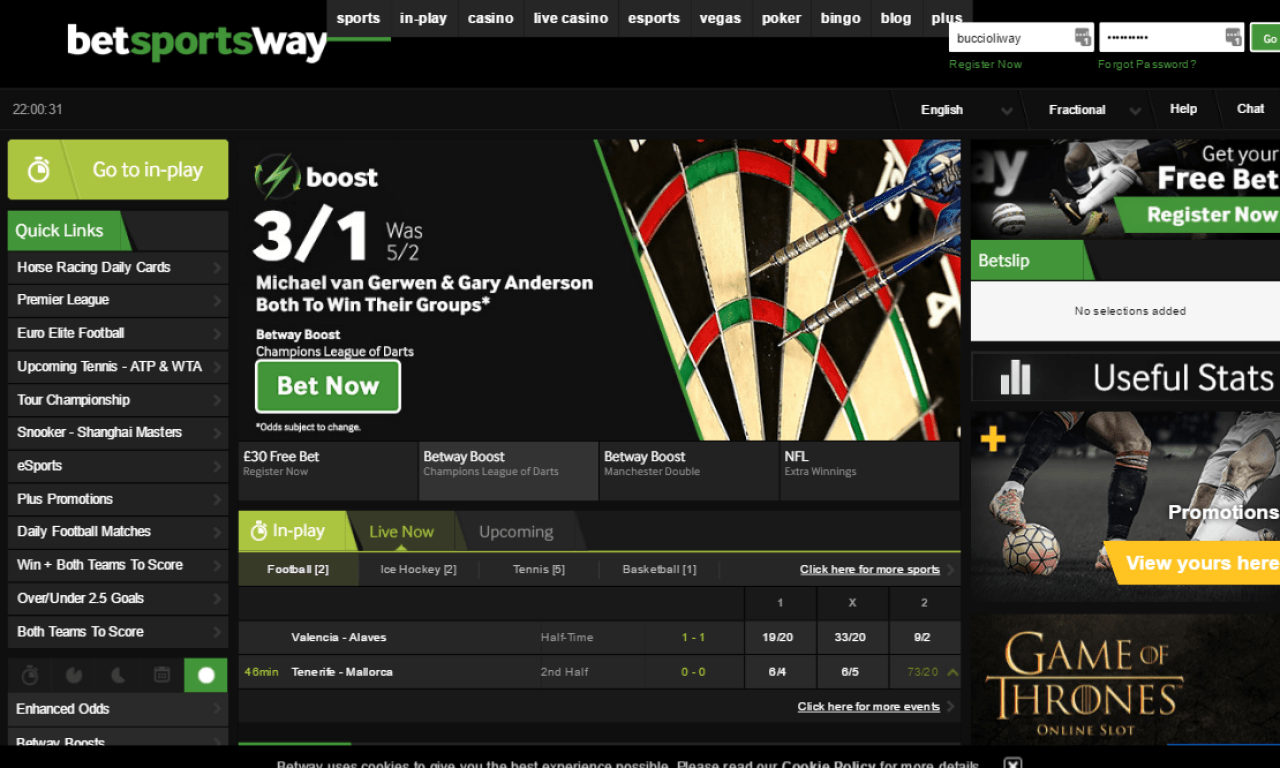 Betway Sports Review