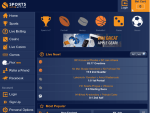 Sports Interaction Mobile Homepage