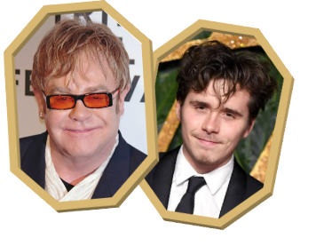 ELTON JOHN & <br> BROOKLYN BECKHAM