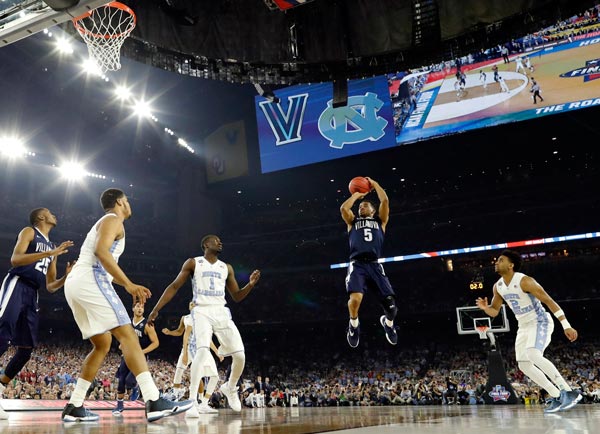 Villanova UNC NCAA March Madness