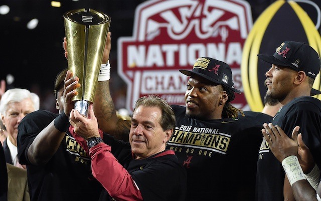 Las Vegas bettors Nick Saban Alabama