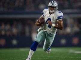 Dallas quarterback has had to do almost as much running as passing with the suspension of Ezekiel Elliott and the team has lost its last two games in Elliott’s absence. (Image: USA Today Sports)