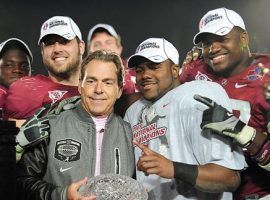 Alabama is the odds-on favorite to win another College Football Playoff National Championship next season. (Image: Gary A. Vasquez/US Presswire)
