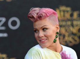 Pink is singing the National Anthem at Super Bowl LII and one of the unusual proposition bets is what hair color she will choose. (Image: Getty)