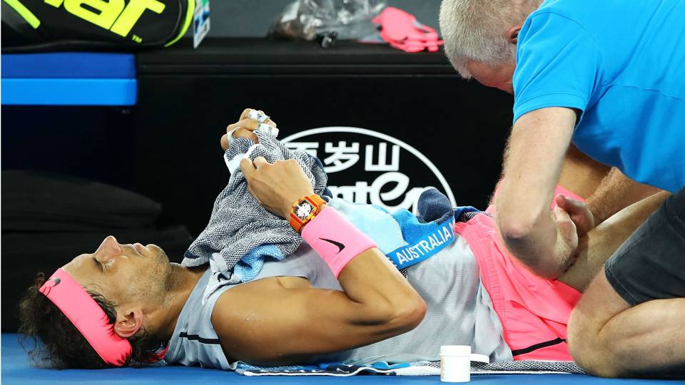 Rafael Nadal injured