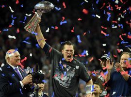 Tom Brady is hoping to hoist the Vince Lombardi Trophy for the second consecutive year when New England faces Philadelphia in Super Bowl LII. (Image: Getty Images)