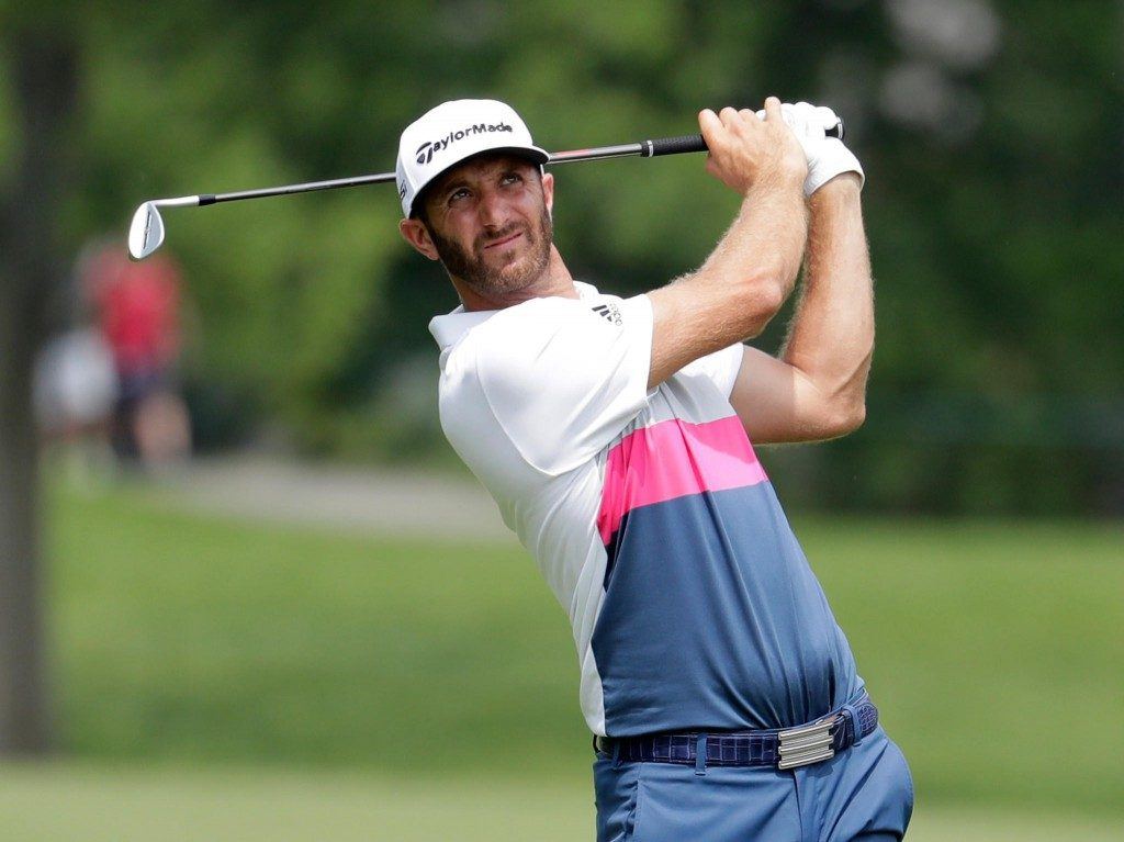 Pro golfer Dustin Johnson