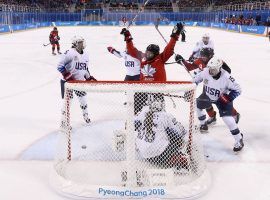 Canada defeated the United States 2-1 in their round-robin game, but the USA is still slightly favored in the gold medal clash. (Image: Ronald Martinez/Getty)