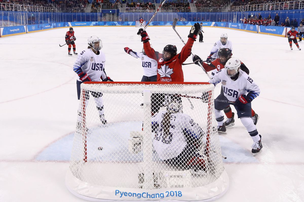 USA Canada women�s hockey