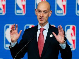NBA Commissioner Adam Silver spent the weekend addressing the integrity tax he wants states to impose on future sports books. (Image: Getty)