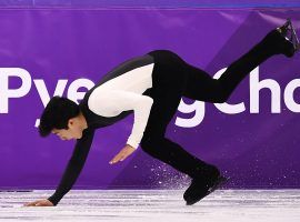 US Olympic skater Nathan Chen was a favorite to win the men’s figure skating, but a disastrous performance on Thursday left him in 17th place. (Image: Getty)
