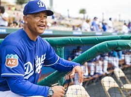 Sports books have the Los Angeles Dodgers win total at either 96.5 or 97 and Manager Dave Roberts believes he has the best team. (Image: Getty)