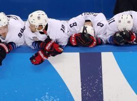 The US Men’s Olympic Hockey team was eliminated by the Czech Republic in a shootout. (Image: Getty)