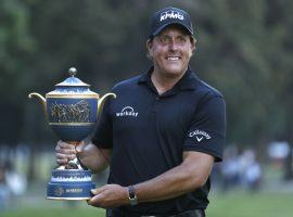 Phil Mickelson won his first tournament title since 2013 at the WGC-Mexico Championship by defeating Justin Thomas in a sudden death playoff. (Image: AP)