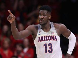 Arizona center Deandre Ayton has two prop bets by sportsbooks at this year’s NCAA Tournament. (Image: Getty)