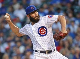 Free agent Jake Arrieta is waiting through Spring Training and hoping he lands on a team’s pitching rotation soon. (Image: Getty)