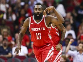 Houston Rocket’s guard James Harden is a heavy favorite to win the NBA’s MVP award. (Image: USA Today Sports)