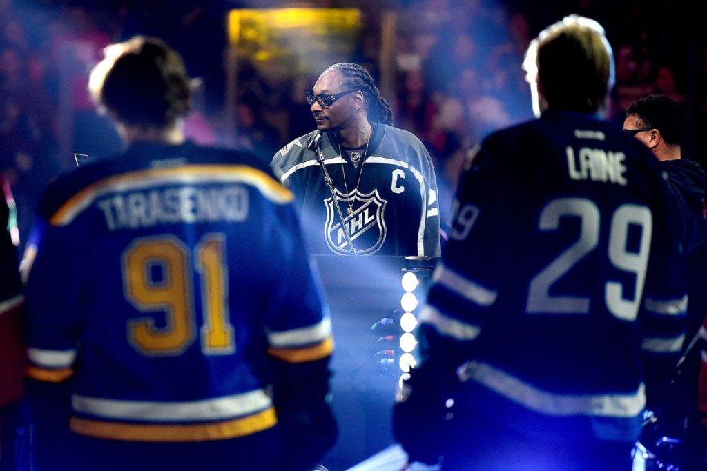 Snoop Dogg is a long-time NHL fan.