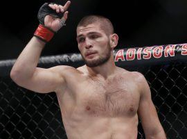 Khabib Nurmagomedov will fight Al Iaquinta to headline a UFC 223 card that has been decimated after Conor McGregor’s bus attack. (Image: Adam Hunger/USA TODAY Sports)
