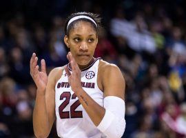 A’ja Wilson was picked No. 1 in the WNBA Draft by the Las Vegas Aces. (Image: USA Today Sports)