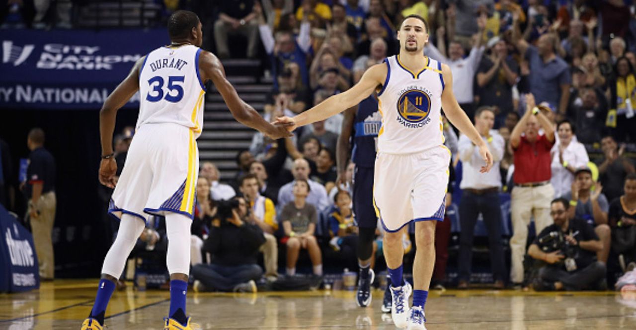 Kevin Durant, Klay Thompson