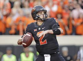 Oklahoma State’s Mason Rudolph could be the sixth quarterback taken in the first round of the NFL Draft, which begins on Thursday at AT&T Stadium in Dallas. (Image: Getty)