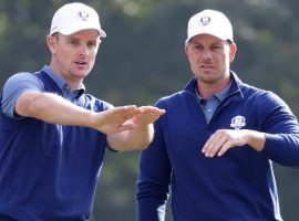 Justin Rose, left, and Henrik Stenson will partner up and try and capture this week’s Zurich Classic, which features two-man teams. (Image: Getty)