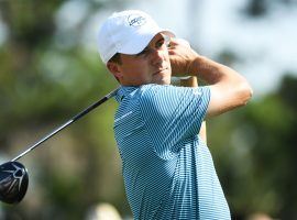 Jordan Spieth plays a shot during the first round of last week’s Players Championship. Spieth will be the favorite at the AT&T Byron Nelson this week. (Image: USA TODAY/John David Mercer)