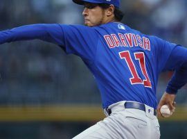 Yu Darvish, seen here pitching against the Colorado Rockies on April 21, was put on the 10-day DL due to illness. (Image: AP/David Zalubowski)