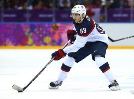 Patrick Kane leads the USA into the Semi Finals. (Source: WGN-TV)