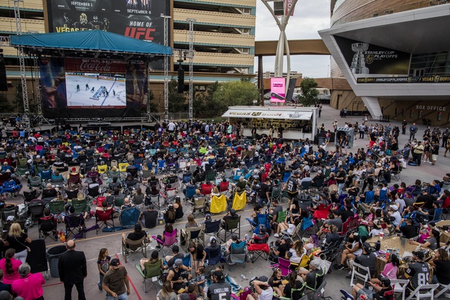 Vegas Golden Knights fans