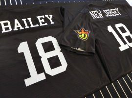 DraftKings will partner with the Resorts Casino Hotel in Atlantic City to provide sports betting in New Jersey. The special jersey was designed for Resorts owner Morris Bailey. (Image: AP/Richard Drew)