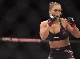 Former women’s bantamweight champion Ronda Rousey will become the first female fighter inducted into the UFC Hall of Fame. (Image: Getty)