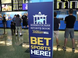 William Hill operates the sportsbook at Monmouth Park in New Jersey, which just opened for business on Thursday. (Image: Reuters)