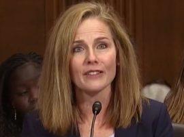 Amy Coney Barrett is one of the leading candidates to be nominated by President Donald Trump to the Supreme Court. (Image: CSPAN)