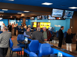 Monmouth Park’s sportsbook has been ready for several years, and is now fully operational. (Image: Monmouth Park)