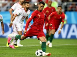 Portugal’s Cristiano Ronaldo helped out our sports betting writer with his hypothetical wagers. (Getty)