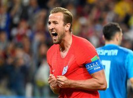 Harry Kane scored his sixth goal of the tournament and converted in the penalty shootout during England’s victory over Colombia at the 2018 World Cup. (Image: AFP/Getty)