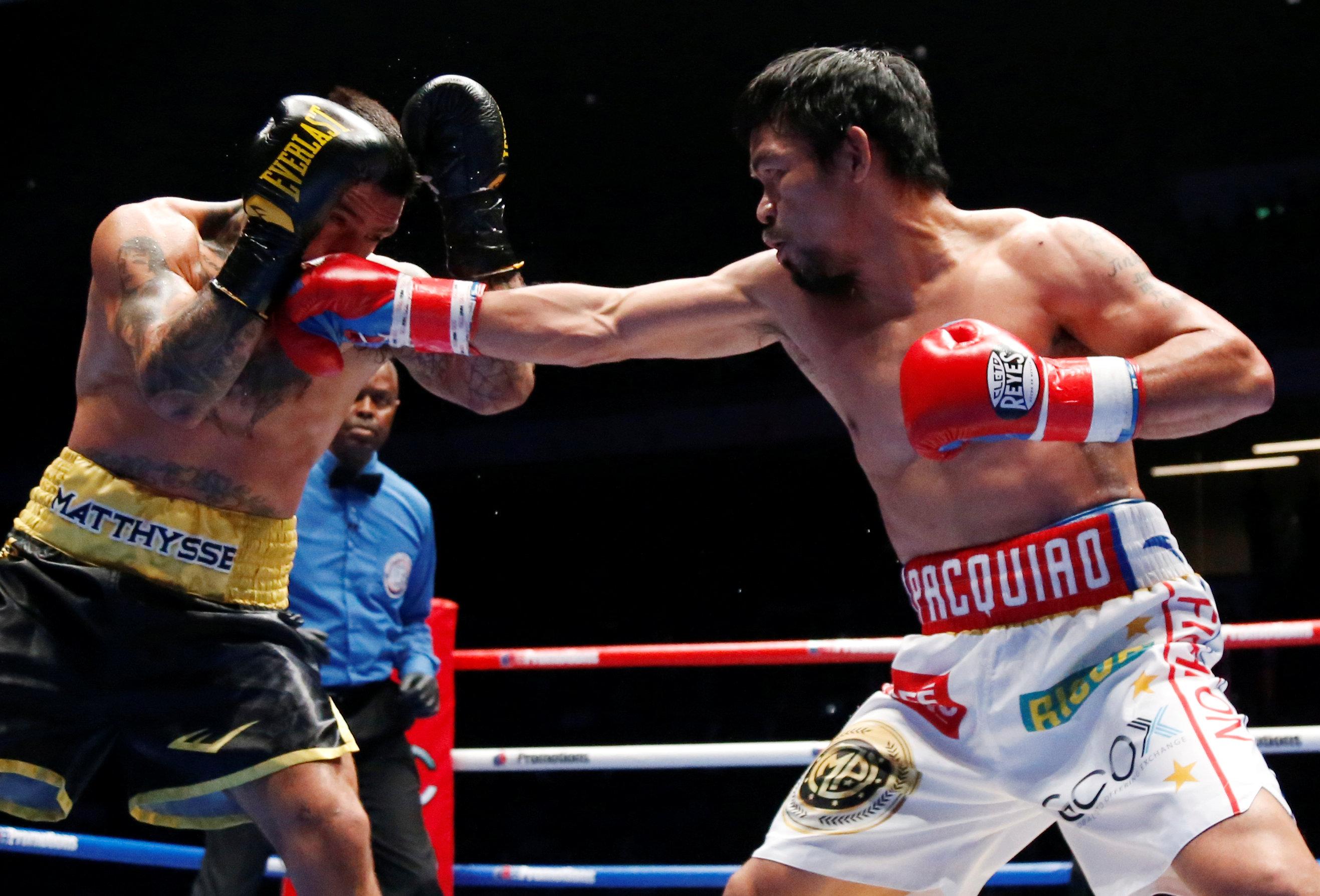 Manny Pacquiao TKO Matthysse