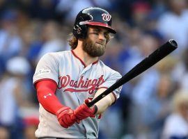 Bryce Harper will be trying to win the Home Run Derby in front of fans at Nationals Park on Monday. (Image: Getty)