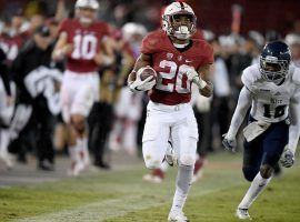 Stanford running back Bryce Love is returning for his senior year, and is hoping to outrun others for the Heisman Trophy. (Image: Getty)