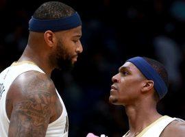 DeMarcus Cousins, left, and Rajon Rondo have left the New Orleans Pelicans for other teams. (Image: Getty)